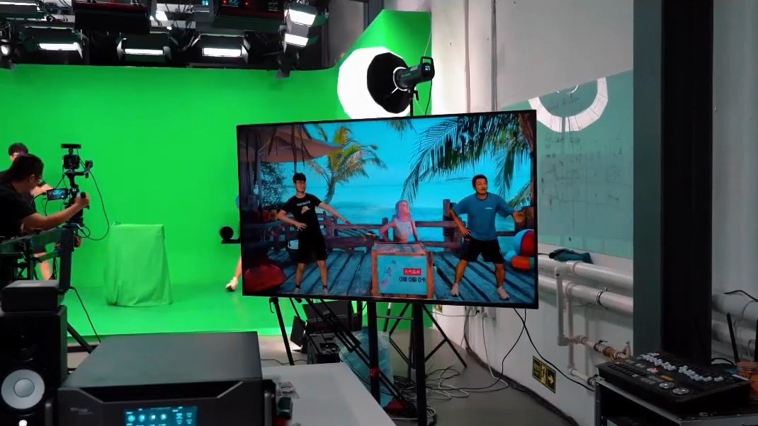 XR虚拟拍摄直播虚拟人跳舞